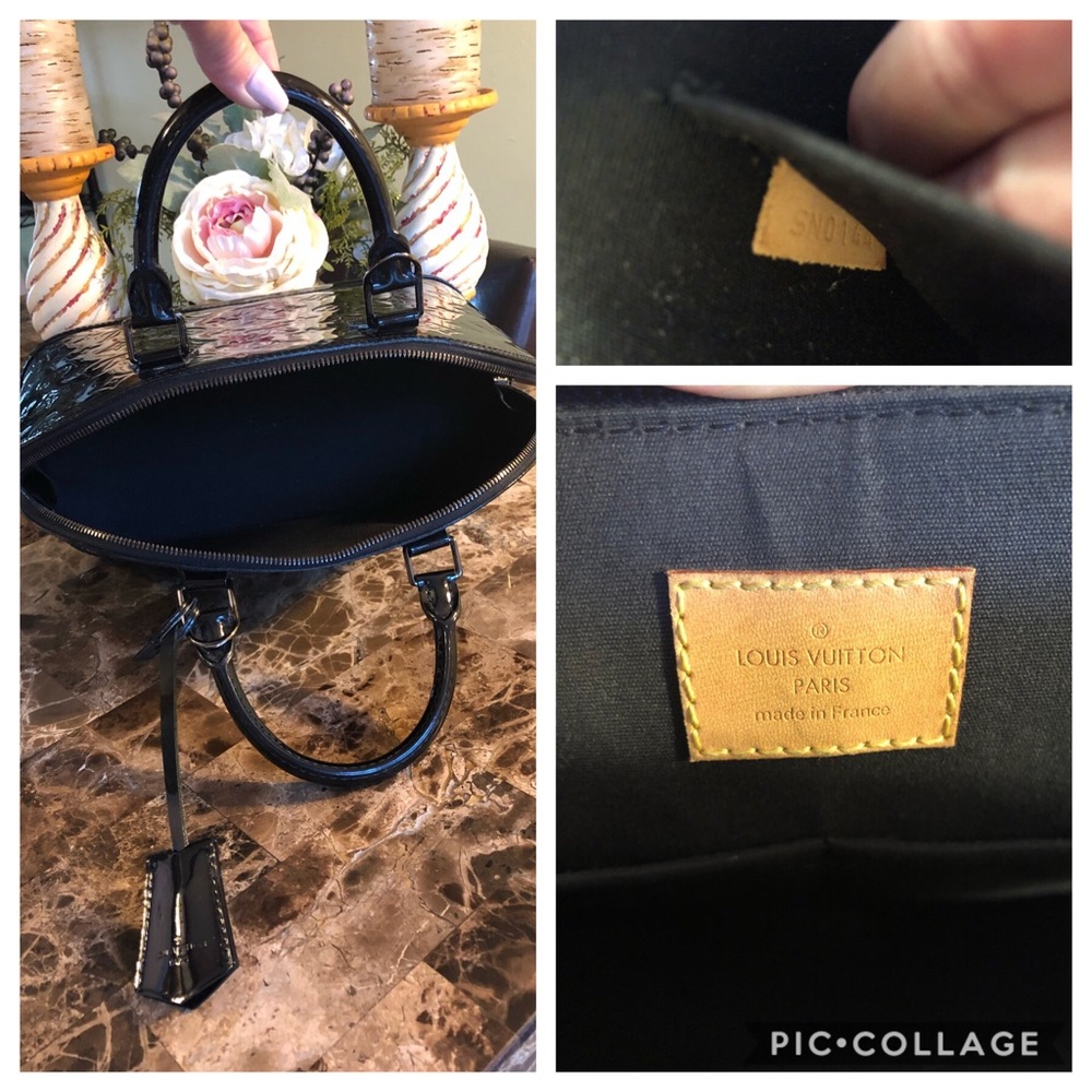 AUTH Louis Vuitton Noir Magnetique Alma PRISTINE🌺 - Picture 7 of 8